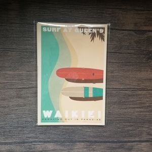 Retro Waikiki Postcards